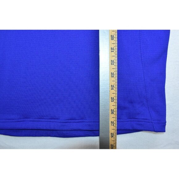 North Face Mountain Peaks Men's Sweatshirt Size XL 1/4 Zip Blue Pullover Logo Co - Picture 14 of 15